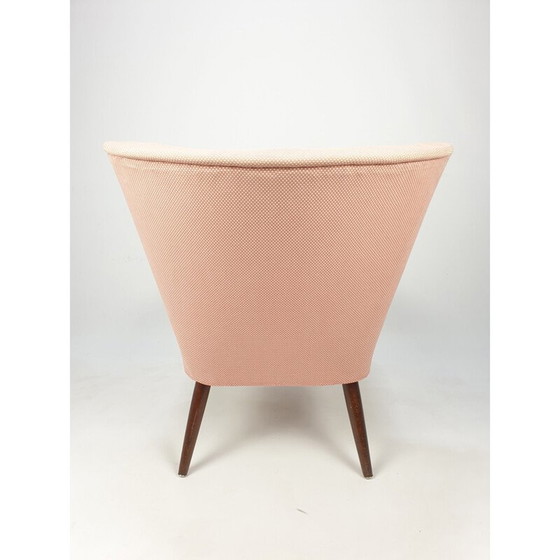 Image 1 of Vintage roze stoel 1950