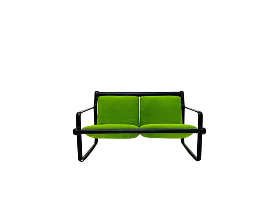 Image 1 of Sling 2-zitsbank met armleuningen, toegeschreven aan Bruce Hannah en Andrew Ivar Morrison voor Knoll International, VS, 1970