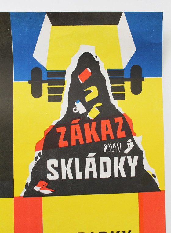 Image 1 of Toeristische informatie poster uit 1960