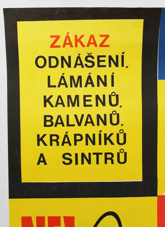 Image 1 of Toeristische informatie poster uit 1960