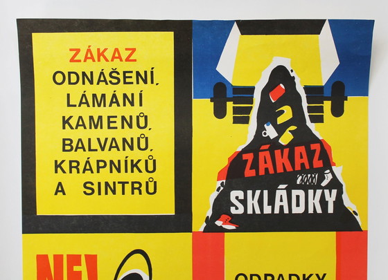 Image 1 of Toeristische informatie poster uit 1960