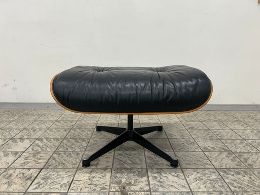 Vitra | Eames | Ottoman | Palissander Rosewood | Zwart Leder