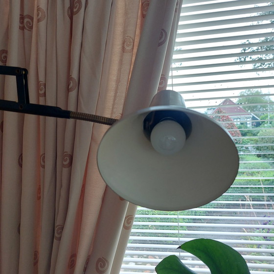 Image 1 of Vintage trekschaar wandlamp