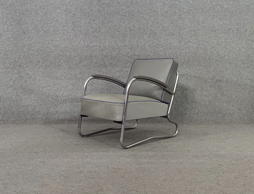 Bauhaus Sesssel 1940 40s 50s Mid Century Design Fauteuil Stoel Loft Art Deco Vintage Retro