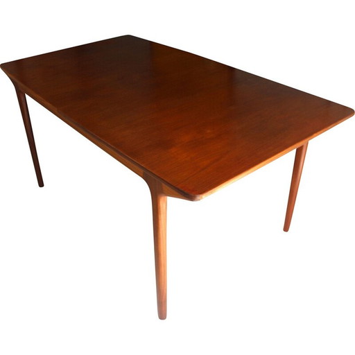 Mid-century teakhouten eettafel van Mcintosh