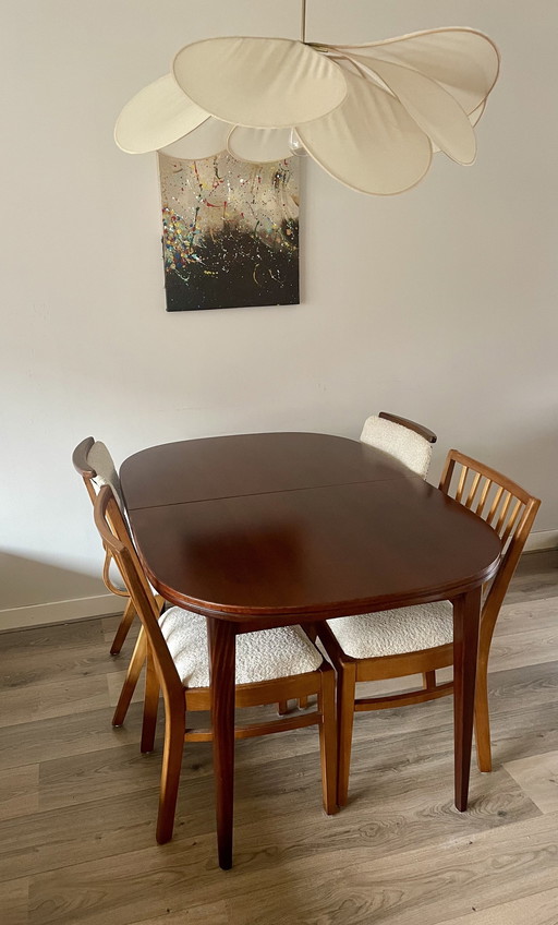 Mid Century Eettafel Uitschuifbaar