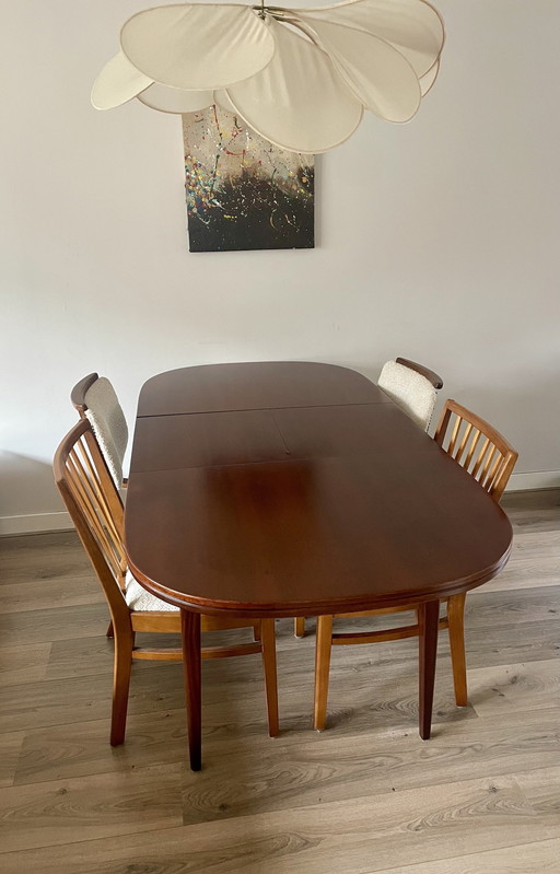 Mid Century Eettafel Uitschuifbaar