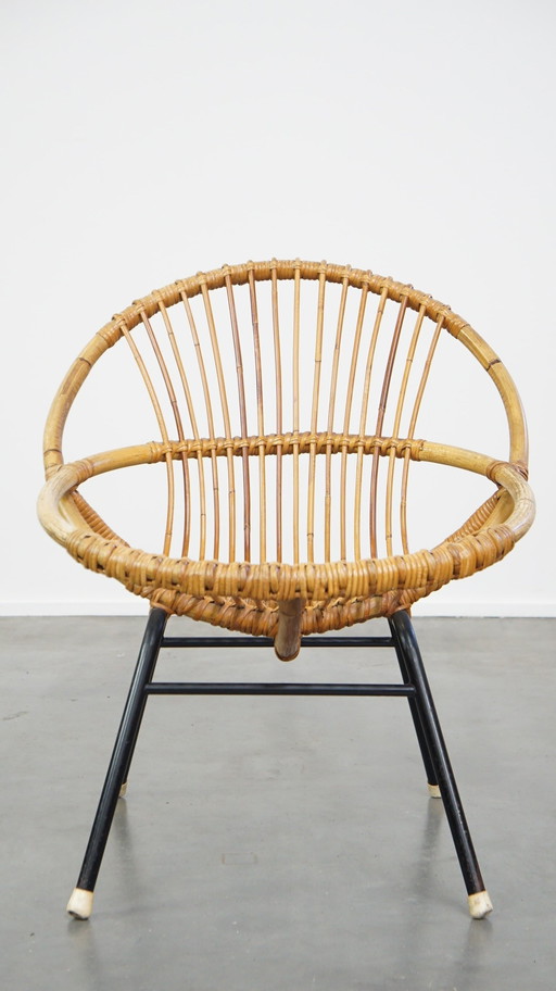 Vintage Rotan Design Fauteuil