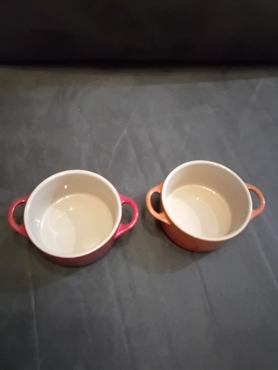 Image 1 of Twee kleine Le Creuset potten