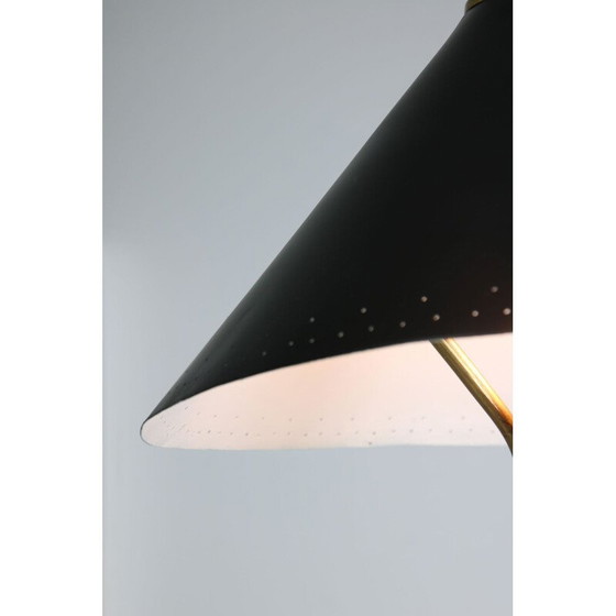 Image 1 of Vintage Stilnovo stijl koperen vloerlamp