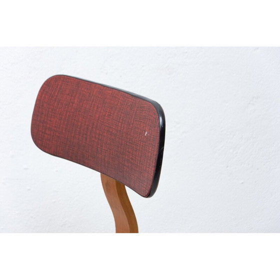 Image 1 of Mid century industriële draaifauteuil, Tsjecho-Slowakije 1960
