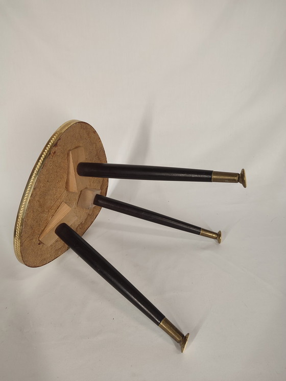 Image 1 of Mid Century Tripod plantentafel  / bijzettafel