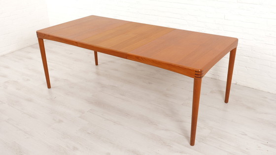 Image 1 of Vintage Eettafel | H.W. Klein | Bramin | Teak | Uitschuifbaar | 1960S