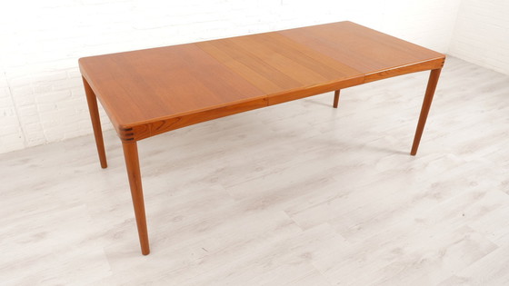 Image 1 of Vintage Eettafel | H.W. Klein | Bramin | Teak | Uitschuifbaar | 1960S