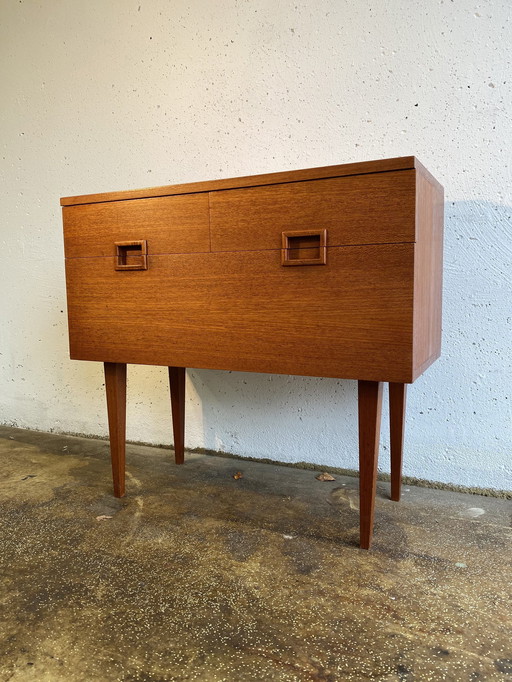 Vintage Teak Kast Deens Ontwerp