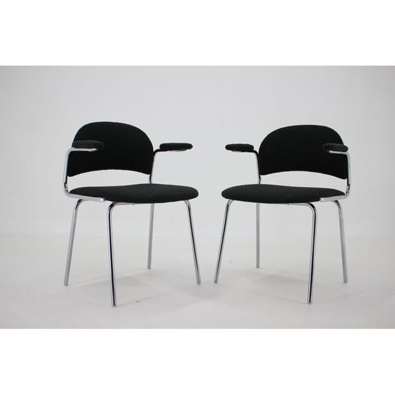 Image 1 of Paar vintage buisfauteuils, Tsjecho-Slowakije 1970