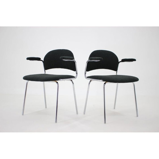 Image 1 of Paar vintage buisfauteuils, Tsjecho-Slowakije 1970