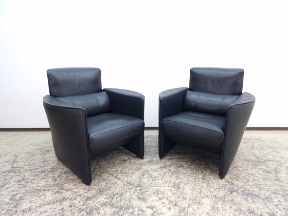 Image 1 of 2x De Sede ds 235 Fauteuils design fauteuil lederen fauteuil stoel