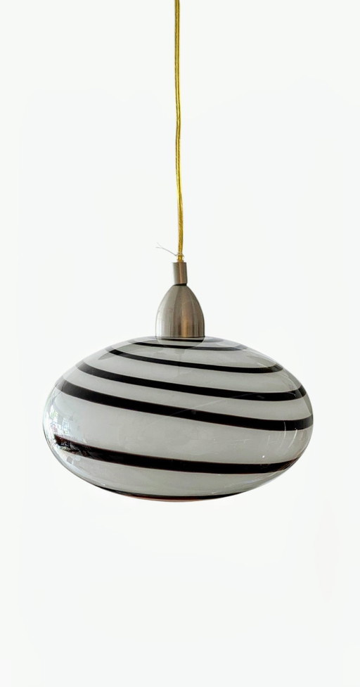 Retro Space Age, Zebra Swirl Hanglamp, Eglo