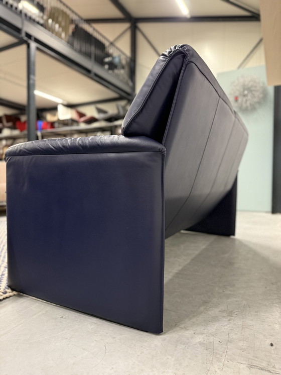 Image 1 of Leolux Bora Bèta Bank 2,5 Zits Blauw Leer