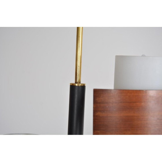 Image 1 of Scandinavische kroonluchter in vintage teakhout, jaren 1960