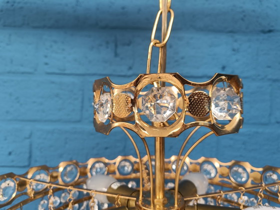 Image 1 of Vintage Hanglamp Fins Design Kroonluchter