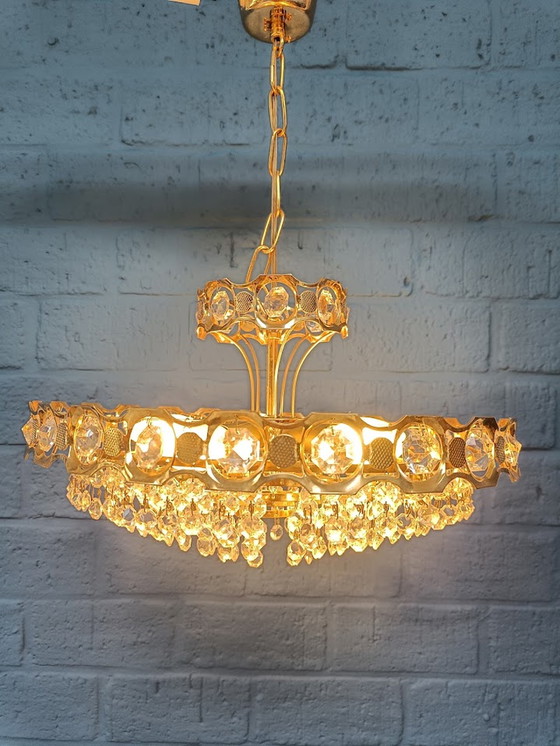 Image 1 of Vintage Hanglamp Fins Design Kroonluchter