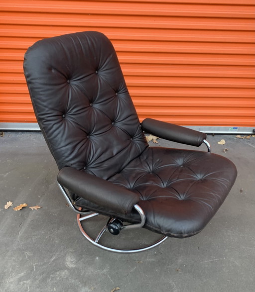 Vintage (1970’S) Stressless Relaxfauteuil 