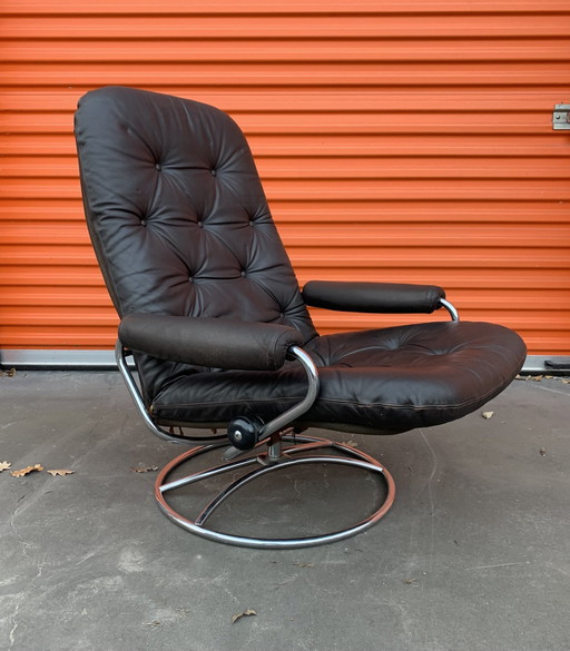 Vintage (1970’S) Stressless Relaxfauteuil 