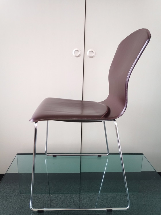 Image 1 of 3x Italiaanse Design Eetkamerstoelen