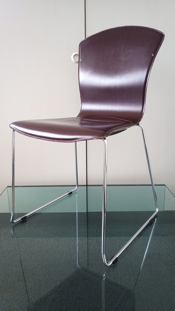 Image 1 of 3x Italiaanse Design Eetkamerstoelen