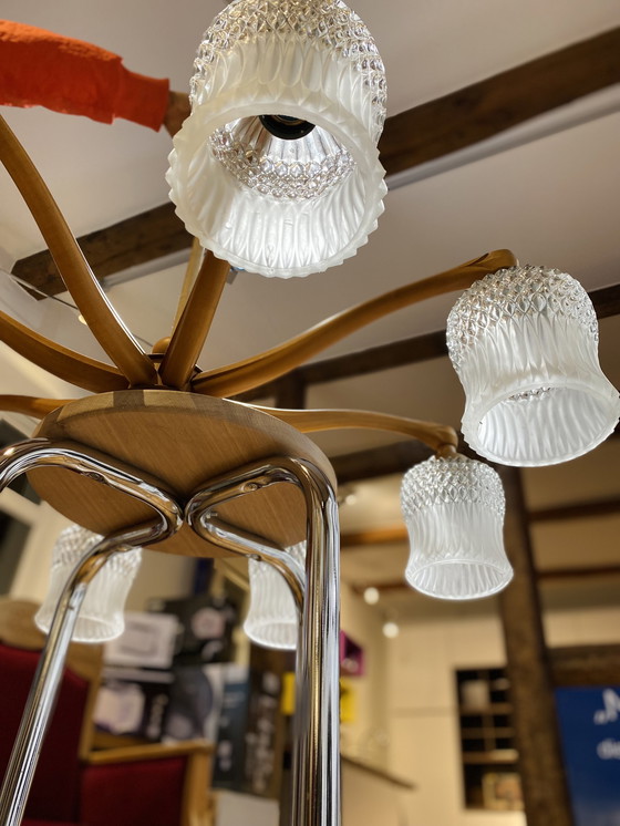 Image 1 of Vintage kroonluchter plafondlamp