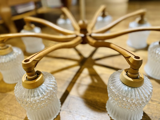 Image 1 of Vintage kroonluchter plafondlamp