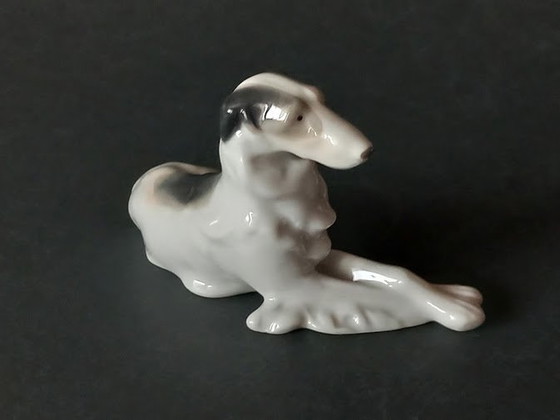 Image 1 of Metzler&Ortloff Vintage Porseleinen Hond