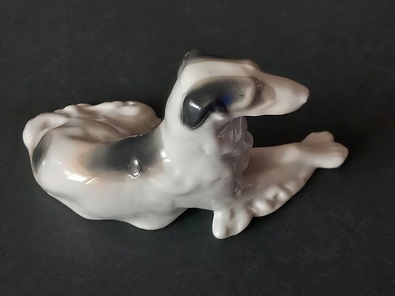 Image 1 of Metzler&Ortloff Vintage Porseleinen Hond