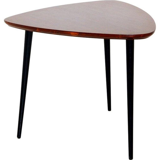 Vintage mahoniehouten bijzettafel, Zweden 1950