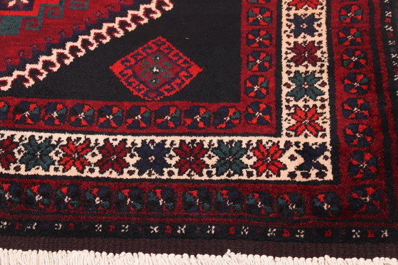Image 1 of Oud Afshar Perzisch Tapijt - Verbluffende Staat & Tribal Ontwerp