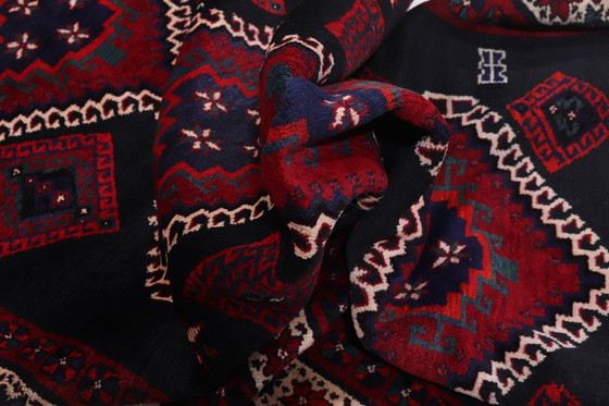 Image 1 of Oud Afshar Perzisch Tapijt - Verbluffende Staat & Tribal Ontwerp