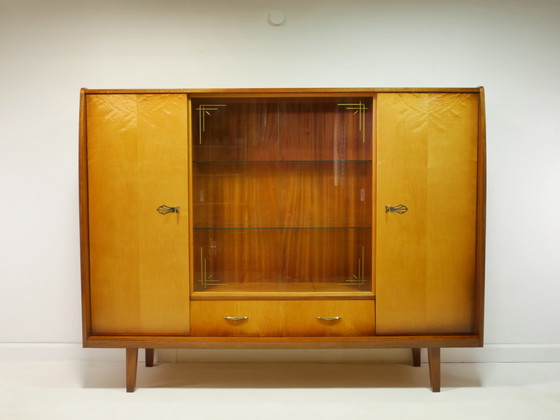 Image 1 of Vintage highboard / woonkamer kast, jaren 60, Duitsland