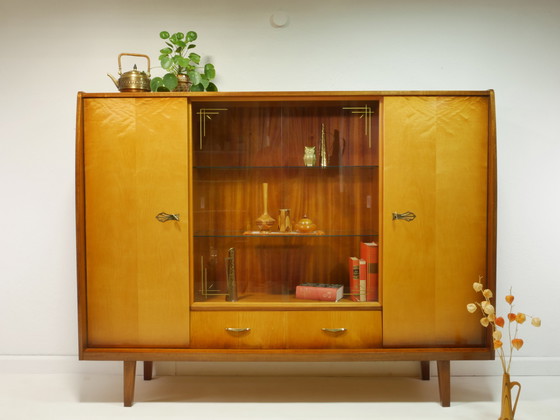 Image 1 of Vintage highboard / woonkamer kast, jaren 60, Duitsland