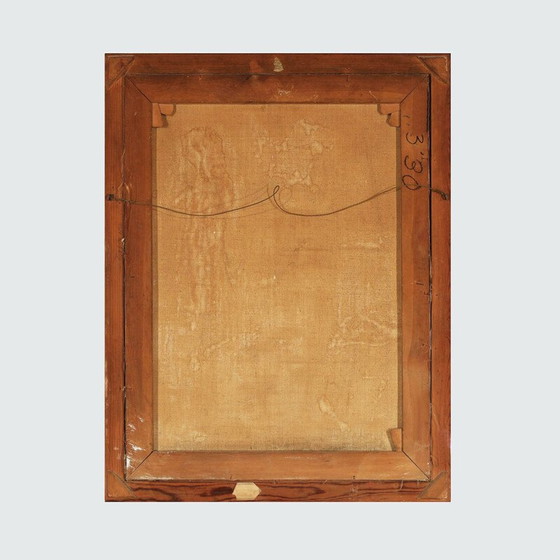 Image 1 of Vintage schilderij "Zonder titel" door Ørnulf Salicath