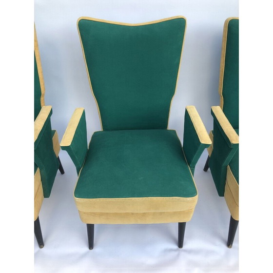 Image 1 of Custom Made Mid Century Italiaanse Fauteuils 1950