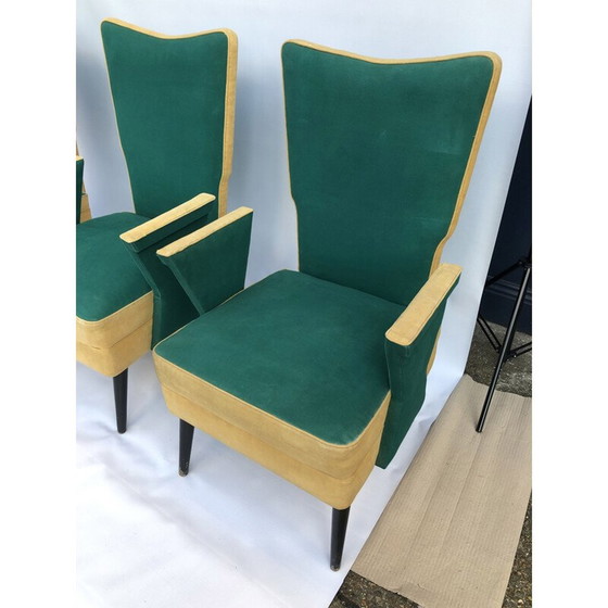 Image 1 of Custom Made Mid Century Italiaanse Fauteuils 1950