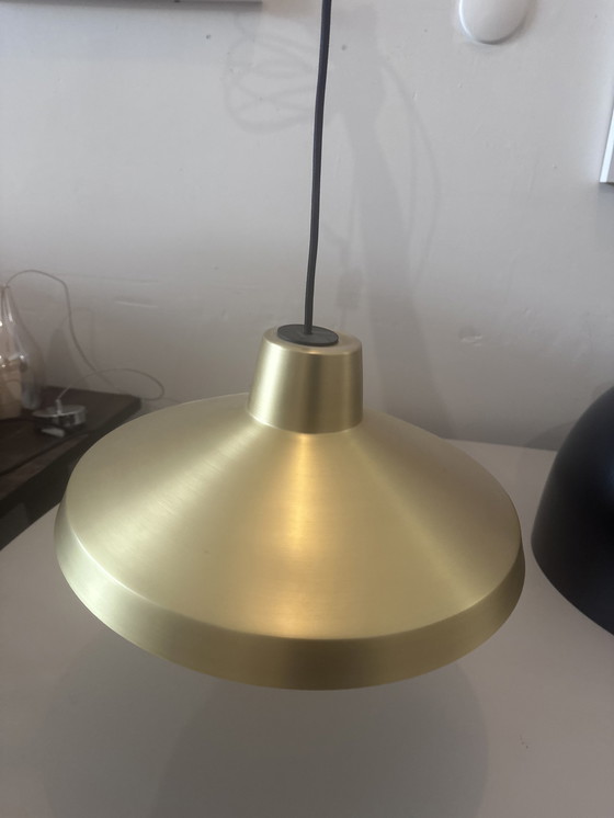 Image 1 of Noordelijke wintergroene messing lamp groot