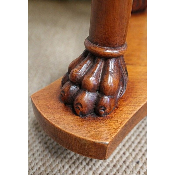 Image 1 of Vintage kersenhouten kaptafel en fauteuil, 1950