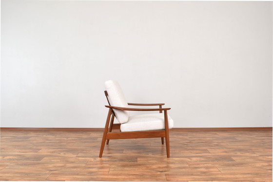 Image 1 of Mid Century Deense Teakhouten Fauteuil Fd-164 van Arne Vodder voor France & Son, 1960S.