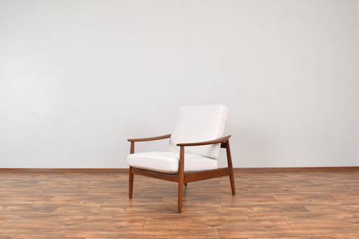 Mid Century Deense Teakhouten Fauteuil Fd-164 van Arne Vodder voor France & Son, 1960S.