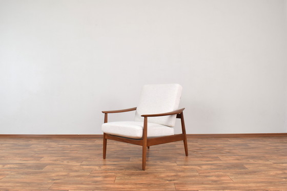 Image 1 of Mid Century Deense Teakhouten Fauteuil Fd-164 van Arne Vodder voor France & Son, 1960S.