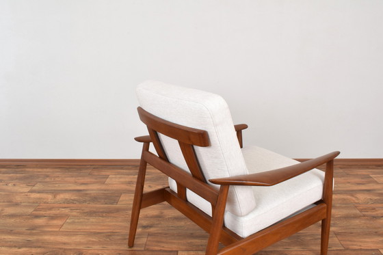 Image 1 of Mid Century Deense Teakhouten Fauteuil Fd-164 van Arne Vodder voor France & Son, 1960S.