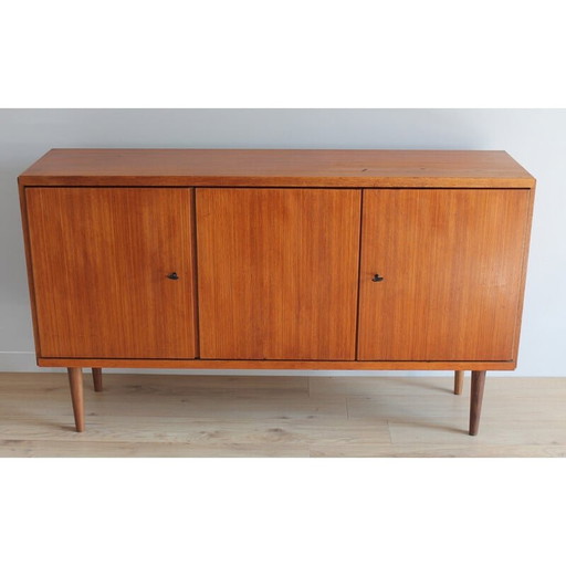 Vintage Scandinavisch teakhouten highboard, 1960